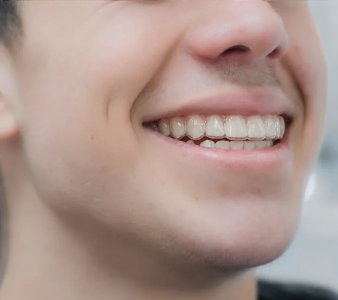 after cosmetic clear aligner treatment.